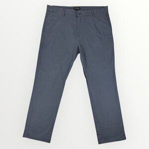 Banana Republic Tailored Slim Fit Mens Stretch Chino Pants Blue Office Travel